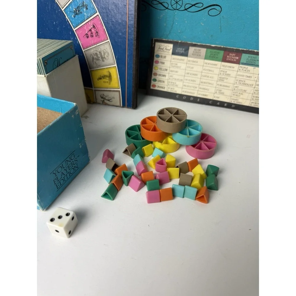 Vintage 80's Original Trivial Pursuit Master Game Genus + Young Players Edition
